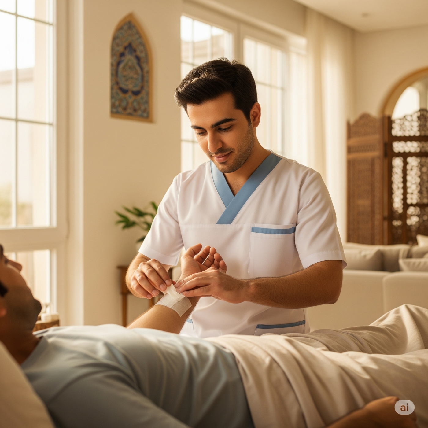 پانسمان در منزل در اصفهان | توانا